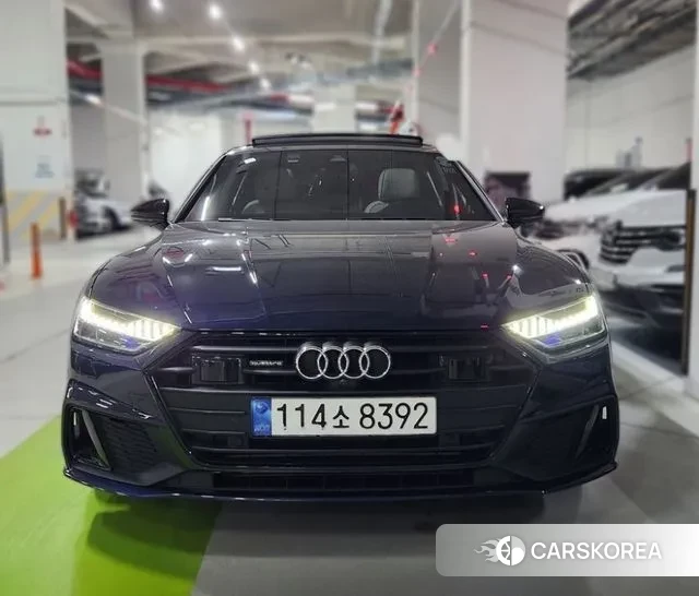Audi A7 (4K) 2022 Синий из Кореи