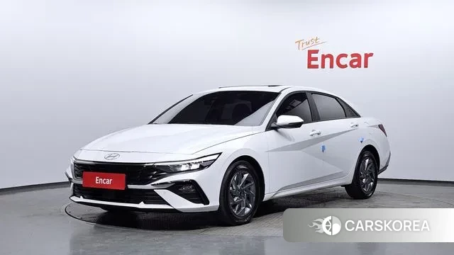Hyundai The New Avante (CN7) 2023 Белый из Кореи