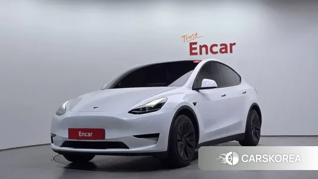 Tesla Model Y 2023 Белый из Кореи