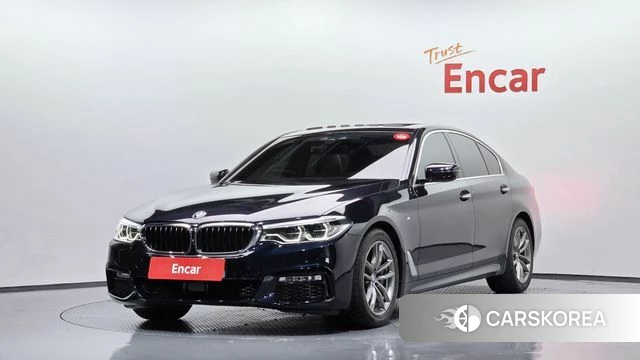 BMW 5 Series (G30) 2018 Черный из Кореи