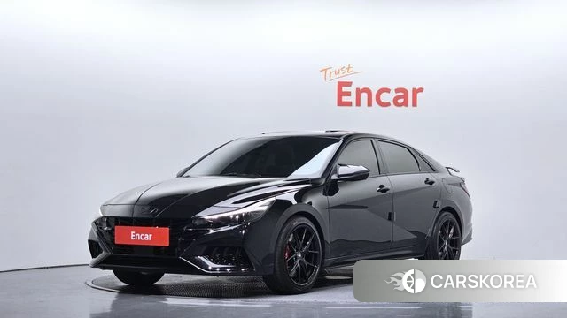 Hyundai Avante (CN7) 2020 Черный из Кореи