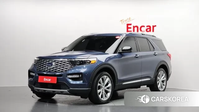 Ford Explorer 6th Generation 2021 Синий из Кореи