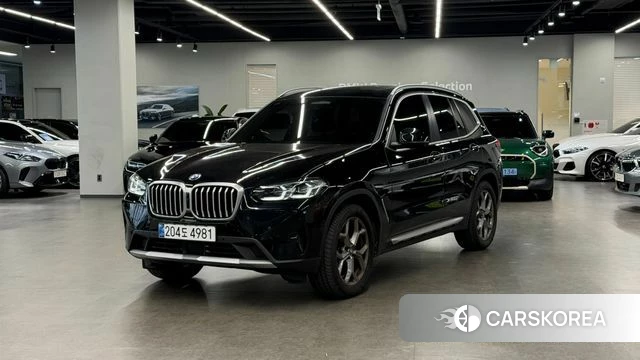 BMW X3 (G01) 2024 Черный из Кореи