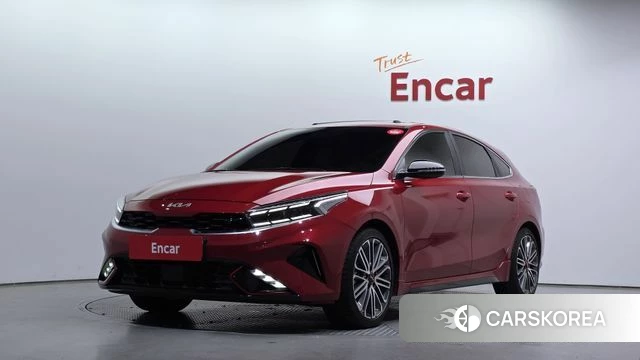 Kia The New K3 2nd generation 2024 Красный из Кореи
