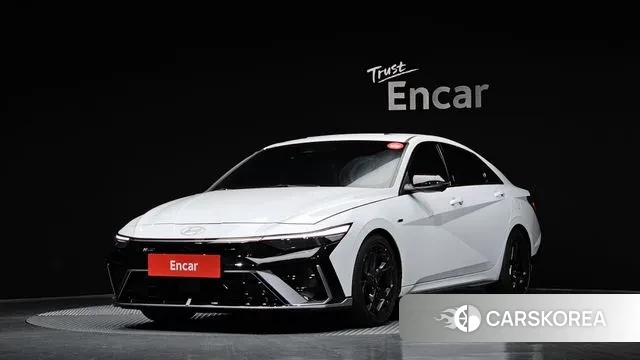 Hyundai The New Avante (CN7) 2024 Белый из Кореи