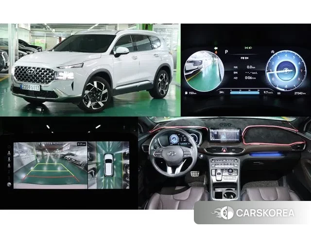 Hyundai The New Santa Fe 2023 Белый из Кореи