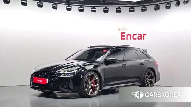 Audi RS6 (C8) 2025 Черный из Кореи