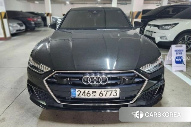 Audi A7 (4K) 2020 Черный из Кореи