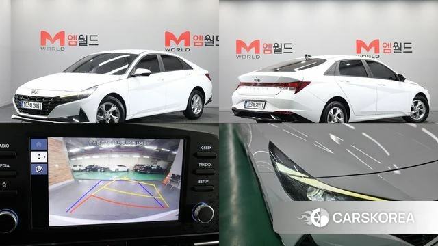 Hyundai Avante (CN7) 2022 Белый из Кореи