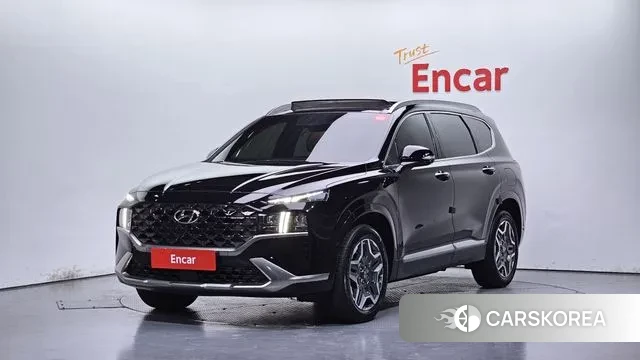 Hyundai The New Santa Fe 2021 Черный из Кореи
