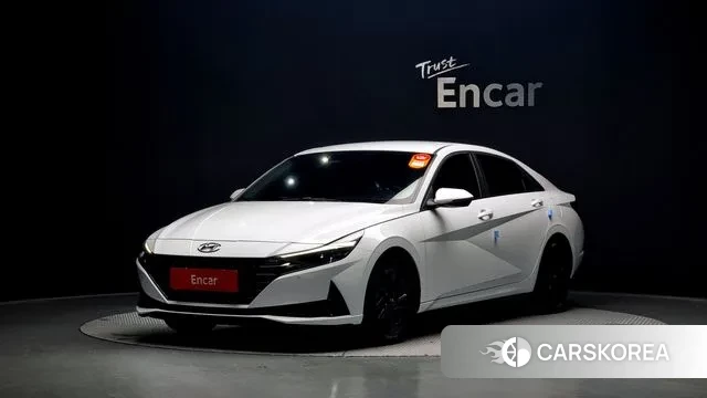 Hyundai Avante (CN7) 2022 Белый из Кореи