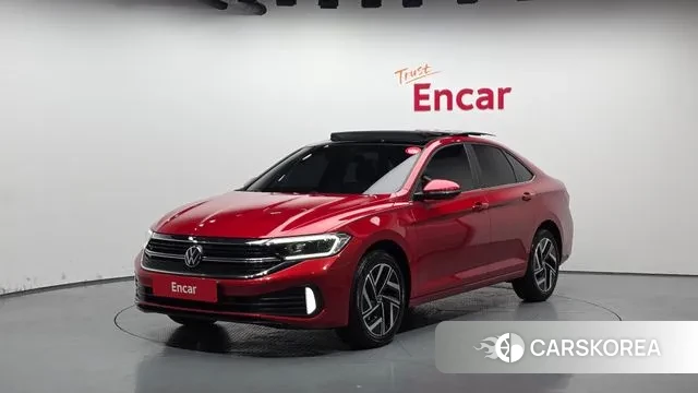 Volkswagen 7th Generation of Jetta 2023 Красный из Кореи