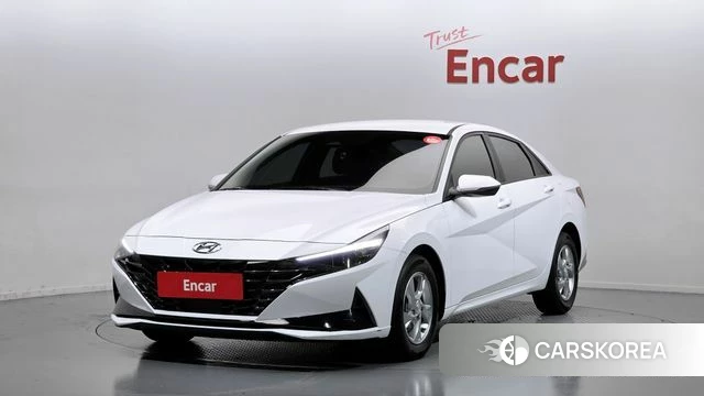 Hyundai Avante (CN7) 2021 Белый из Кореи