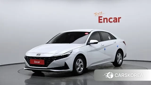 Hyundai Avante (CN7) 2021 Белый из Кореи