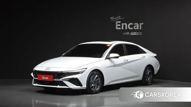 Hyundai The New Avante (CN7) 2025 Белый из Кореи