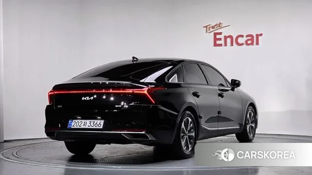 Kia K8 Hybrid 2021 Черный из Кореи