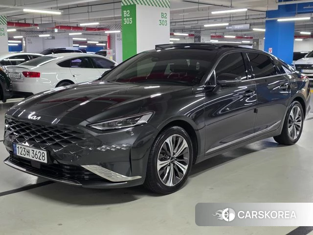 Kia K8 Hybrid 2022 Серый из Кореи