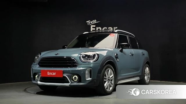 Mini Cooper Countryman 2023 Небесно-голубой из Кореи
