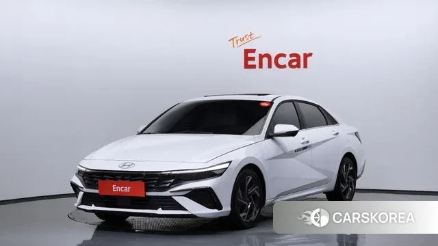 Hyundai The New Avante (CN7) 2025 Белый из Кореи