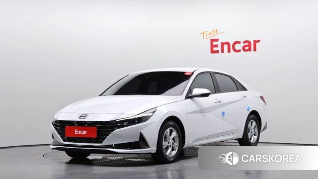Hyundai Avante (CN7) 2021 Белый из Кореи