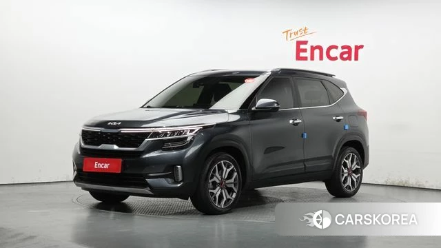 Kia Seltos 2022 Серый из Кореи