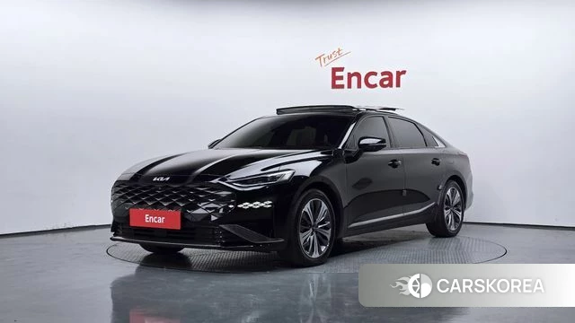 Kia K8 Hybrid 2021 Черный из Кореи