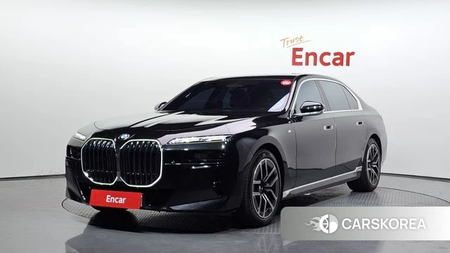BMW 7 Series (G70) 2024 Черный из Кореи