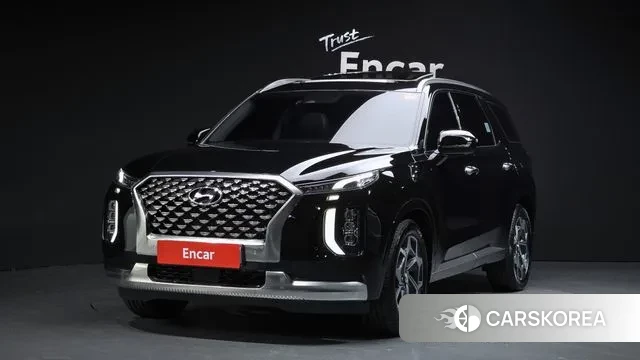 Hyundai Palisade 2022 Черный из Кореи