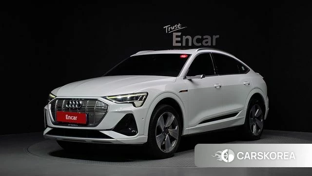 Audi e-Tron 2022 Белый из Кореи
