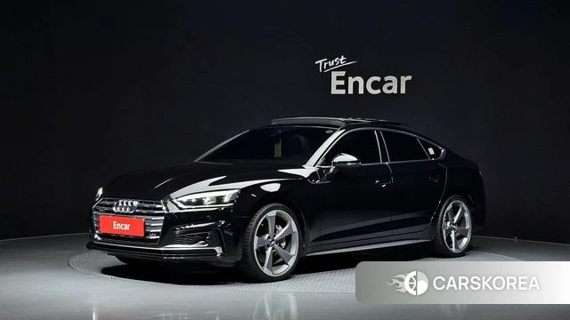 Audi A5 (F5) 2019 Черный из Кореи