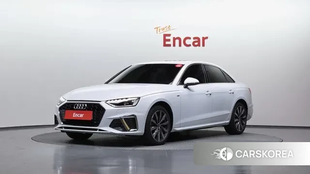 Audi A4 (B9) 2022 Белый из Кореи