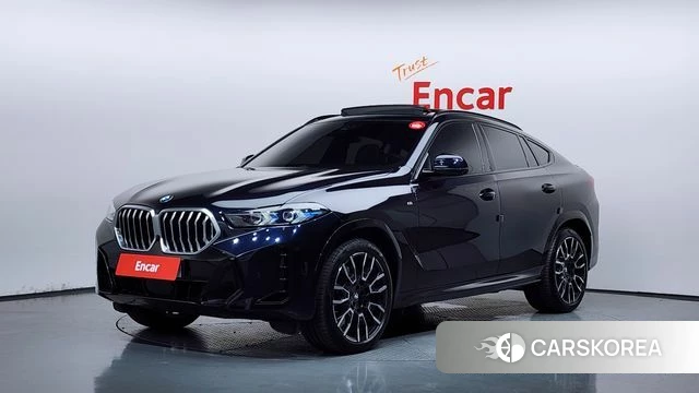 BMW X6 (G06) 2024 Черный из Кореи