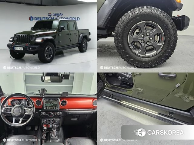 Jeep Gladiator (JT) 2021 Светло-зеленый из Кореи