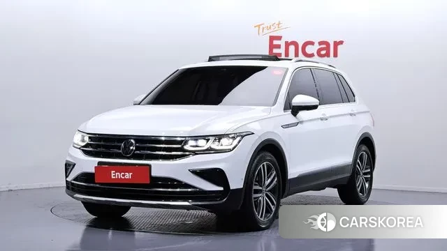 Volkswagen Tiguan second Generation 2023 Белый из Кореи