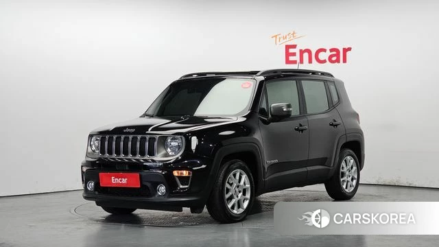 Jeep Renegade 2021 Черный из Кореи