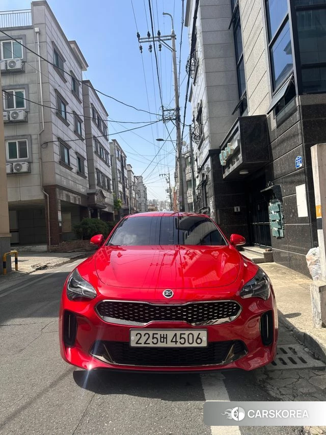 Kia Stinger 2018 Красный из Кореи