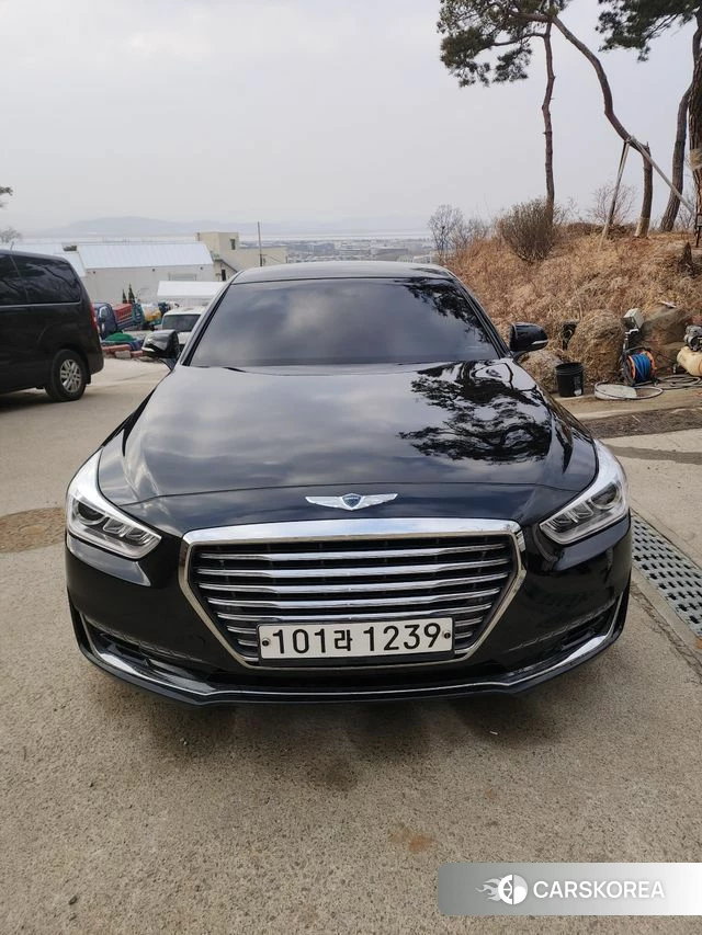 Genesis EQ900 2018 Черный из Кореи