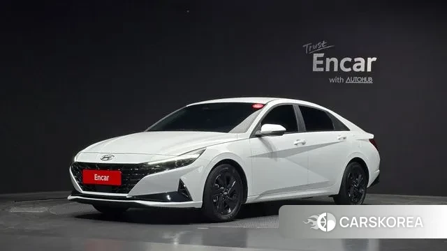 Hyundai Avante (CN7) 2022 Белый из Кореи