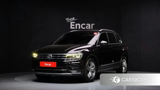 Volkswagen Tiguan second Generation 2018 Черный из Кореи