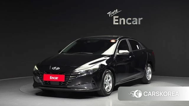 Hyundai Avante (CN7) 2022 Черный из Кореи