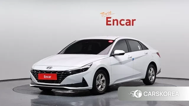 Hyundai Avante (CN7) 2022 Белый из Кореи