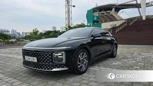 Hyundai Grandeur Hybrid (GN7) 2023 Черный из Кореи