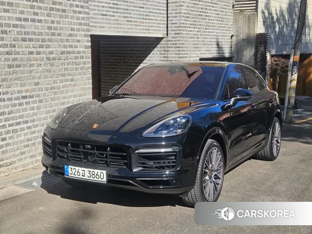 Porsche Cayenne (PO536) 2023 Черный из Кореи