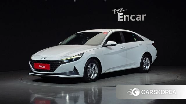 Hyundai Avante (CN7) 2021 Белый из Кореи