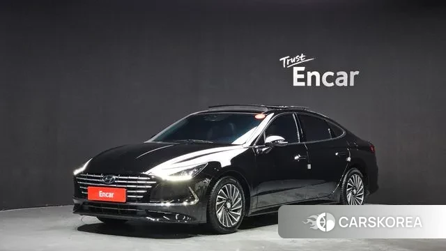 Hyundai Sonata Hybrid (DN8) 2023 Черный из Кореи