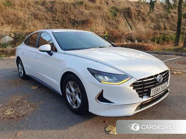 Hyundai Sonata (DN8) 2019 Белый из Кореи
