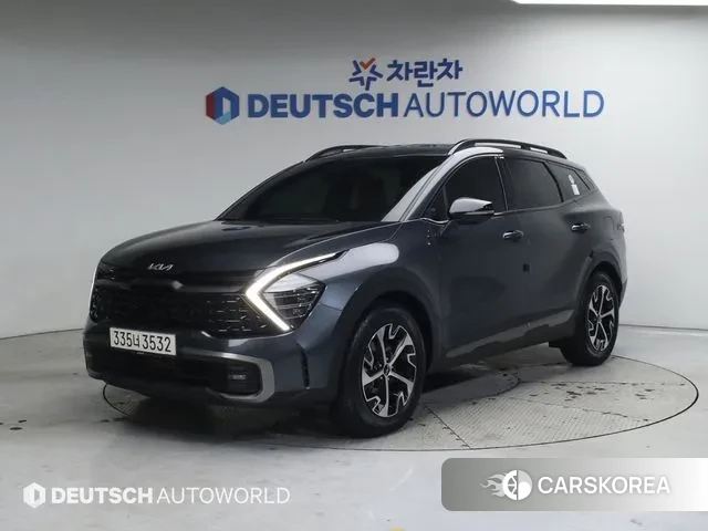 Kia Sportage 5th Generation Hybrid 2022 Серый из Кореи