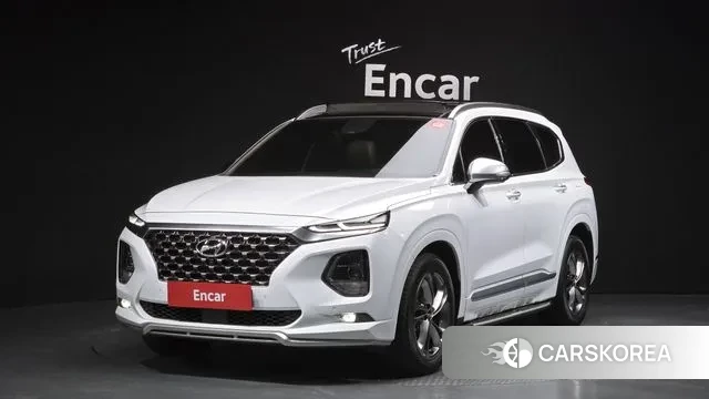 Hyundai Santa Fe TM 2019 Белый из Кореи