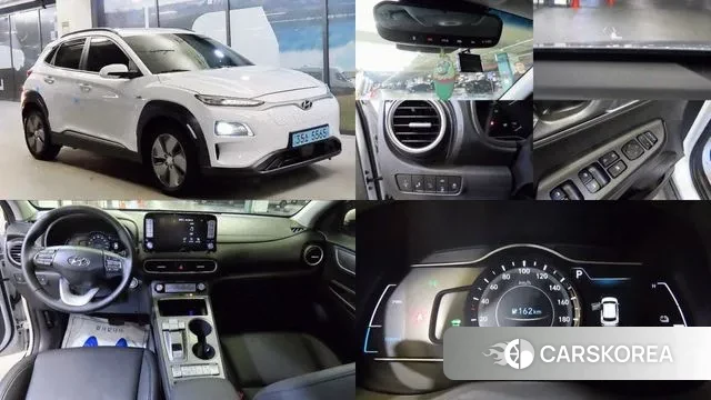 Hyundai Kona Electric 2019 Белый из Кореи