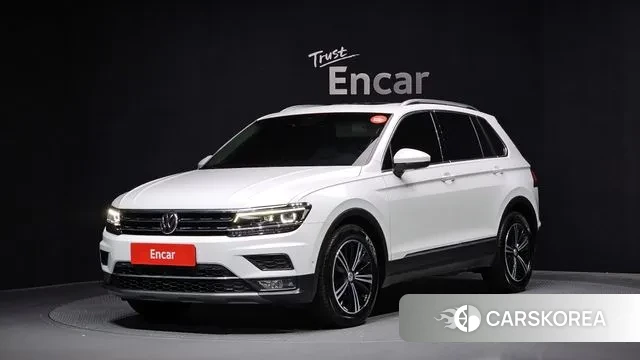 Volkswagen Tiguan second Generation 2020 Белый из Кореи